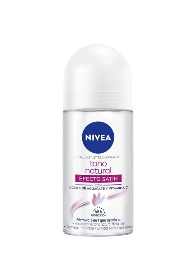 NIVEA TONO NATURAL EFECTO SATIN ROLL ON