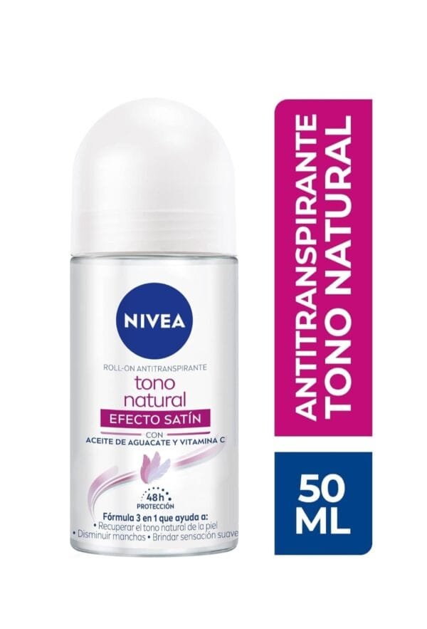 NIVEA TONO NATURAL EFECTO SATIN ROLL ON - Image 2