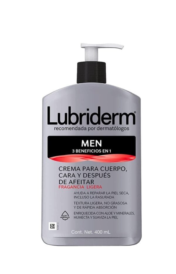 LUBRIDERM Crema Corporal Lubriderm® Men con Fragancia 400 ml