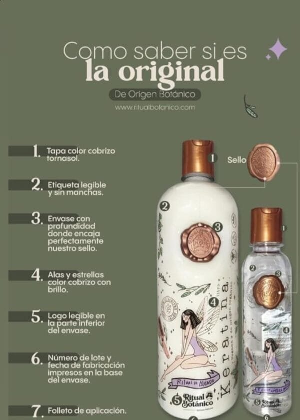 KERATINA ORGANICA RITUAL BOTANICO 1 LITRO 100% COLOMBIANA - Image 2