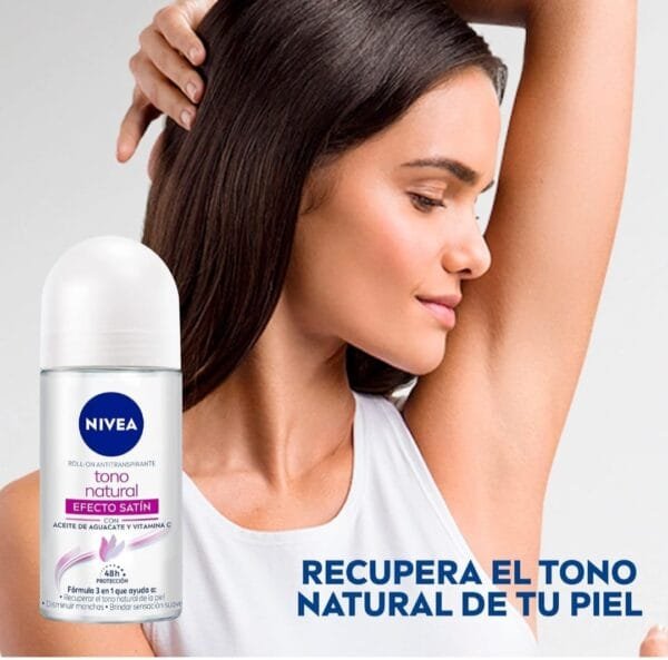 NIVEA TONO NATURAL EFECTO SATIN ROLL ON - Image 4
