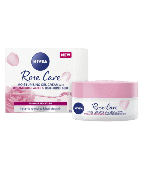 NIVEA - Crema Hidratante en Gel con Agua de Rosas
