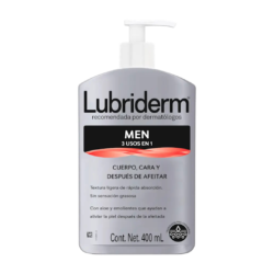 LUBRIDERM - La crema corporal para hombre 3 en 1