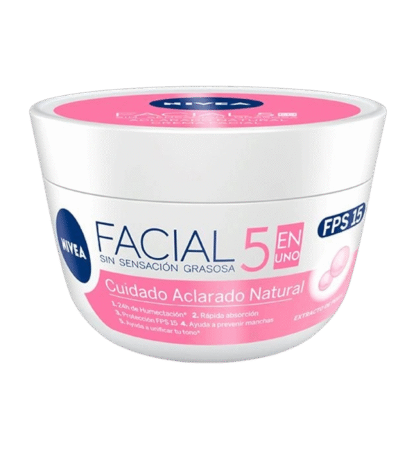 NIVEA Crema Facial 5 en 1 Cuidado Tono Natural