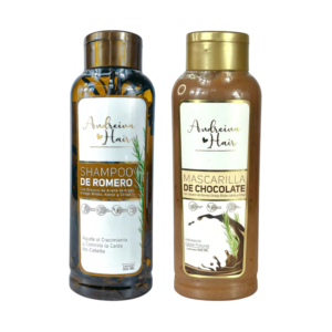 Andreina Hair l Shampoo Romero y Mascarilla de Chocolate l Two Pack