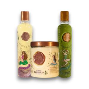 Origen Botanico Shampoo Cebolla, Tratamiento Intensivo Plex y Mascarilla Bomba capilar ritual Botanico (3 Pack)