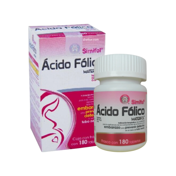 Simifol Materfol Folic Acid – 180 Tablets