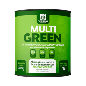 Vithani Batido en Polvo Multi Green Manzana 300g