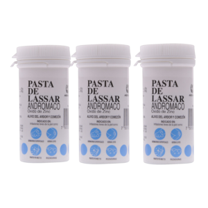 Andromaco Pasta Lassar l Oxido de Zinc – 3 Pack of 25 g