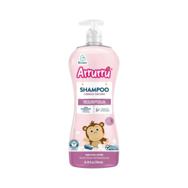 Arrurrú – Shampoo para cabello oscuro 750 ml