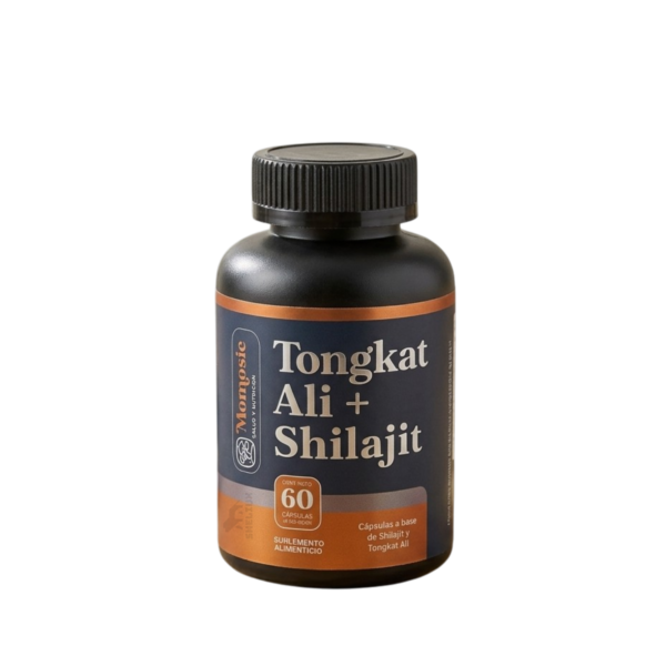 Tongkat Ali + Shilajit – Suplemento Alimenticio 60 caps