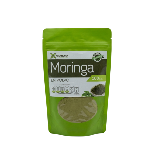Kukamonga Moringa en Polvo – Superalimento 100 % orgánico